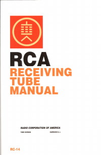RCA Receiving Tube Manual - RC-14 - Reprint - 1940